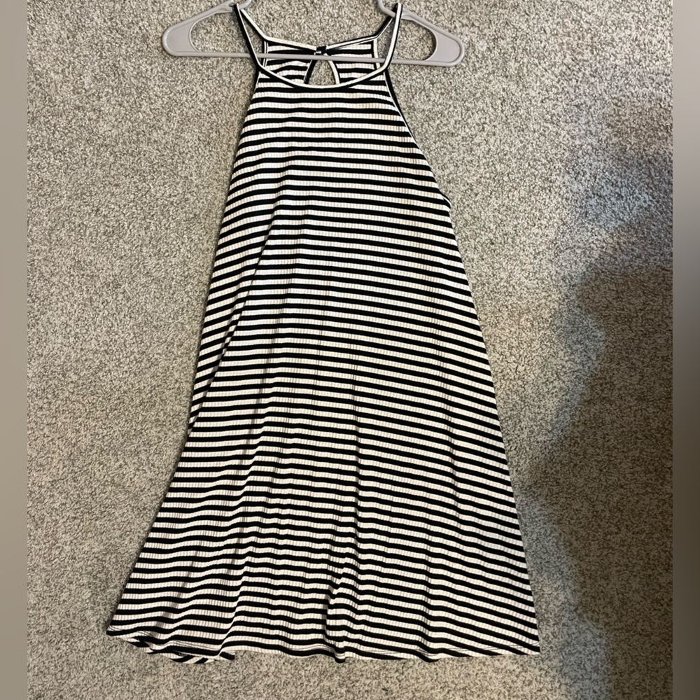 Love, Fire Monochrome Striped Top